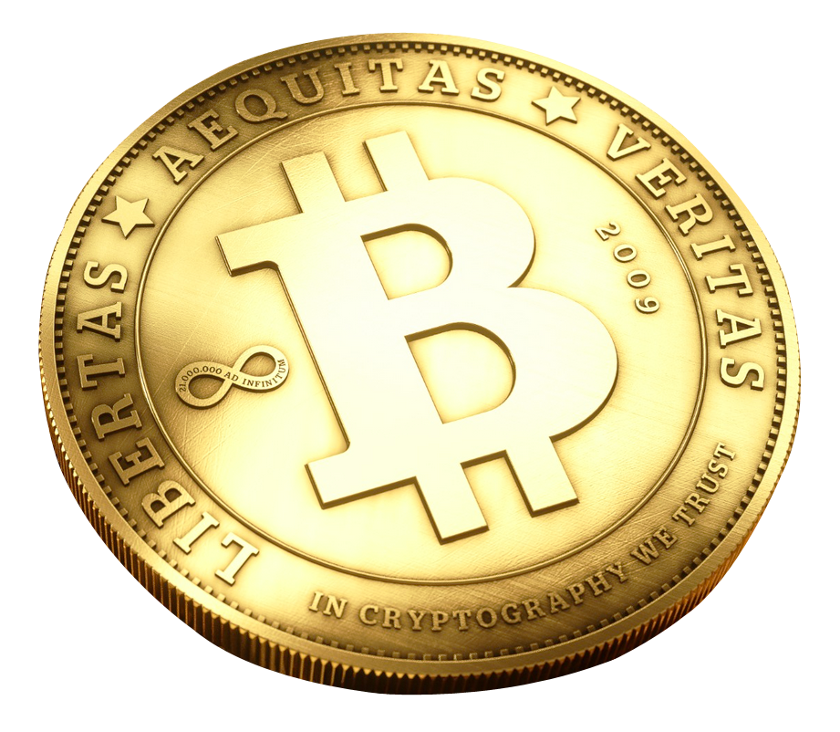 bitcoin logo gold