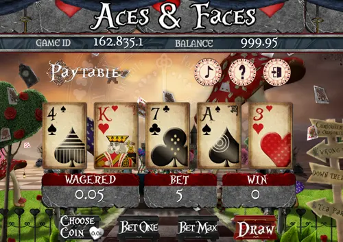 video poker retro casino screen shot